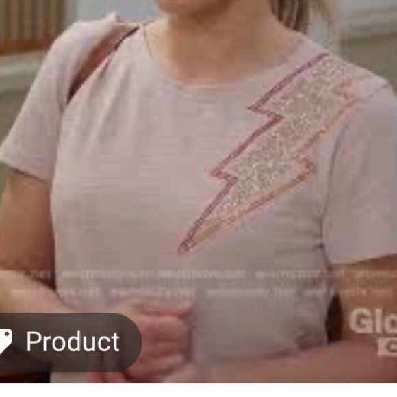 ISO honey punch lightening bolt tee